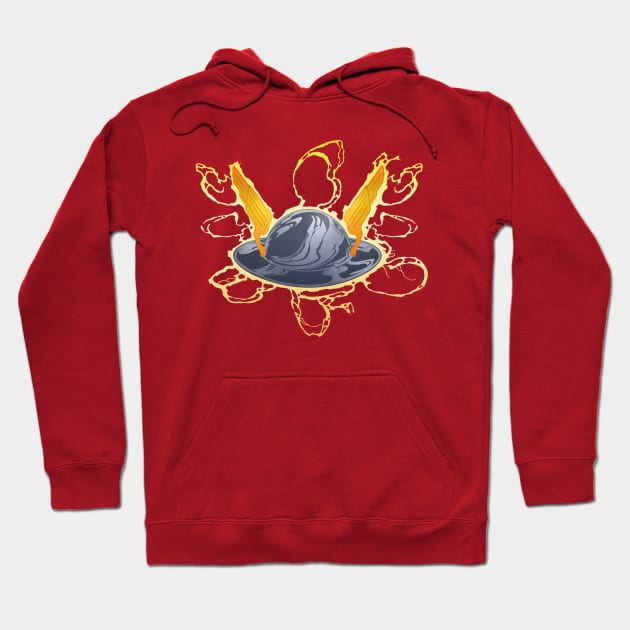 The Helmet of the Flash Hoodie by Meechemax